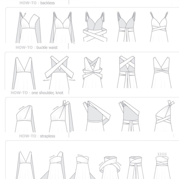 🆕 Multi-way Infinity maxi dress in navy - Picture 6 of 6